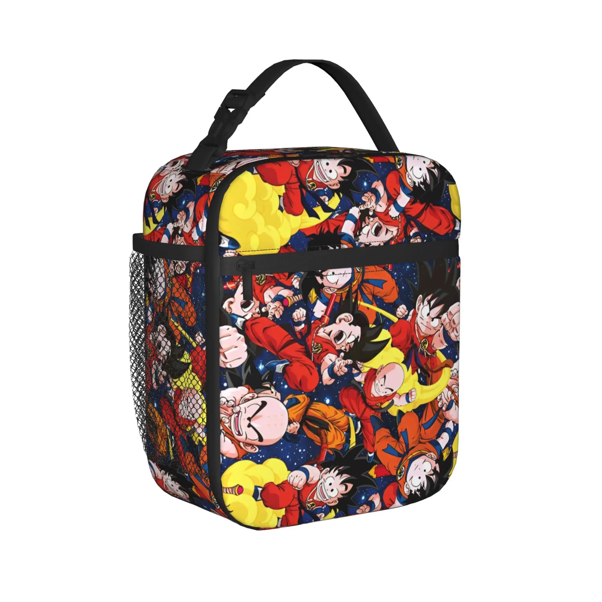 Borsa termica per il pranzo con motivo DBZ Goku, borsa termica riutilizzabile, contenitore per il pranzo DBZ, borsa portatile per il pranzo, borse per la conservazione degli alimenti, da spiaggia