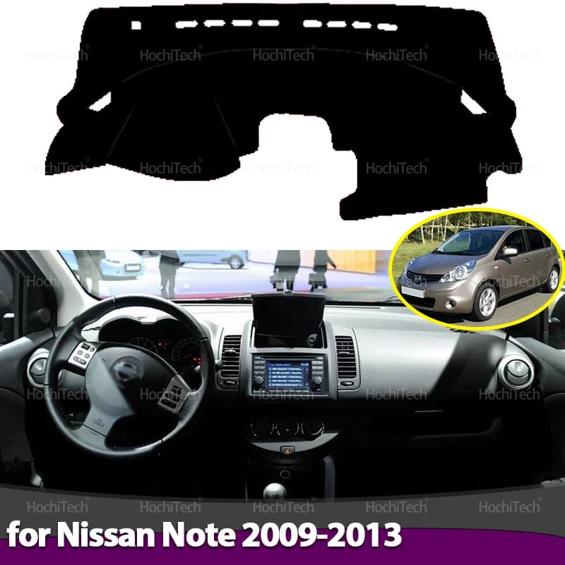 Dashboard Cover Edge Anti-Slip Zerbino Protect Pad Auto Parasol Car Cap for Nissan Note 2009 2011 2013