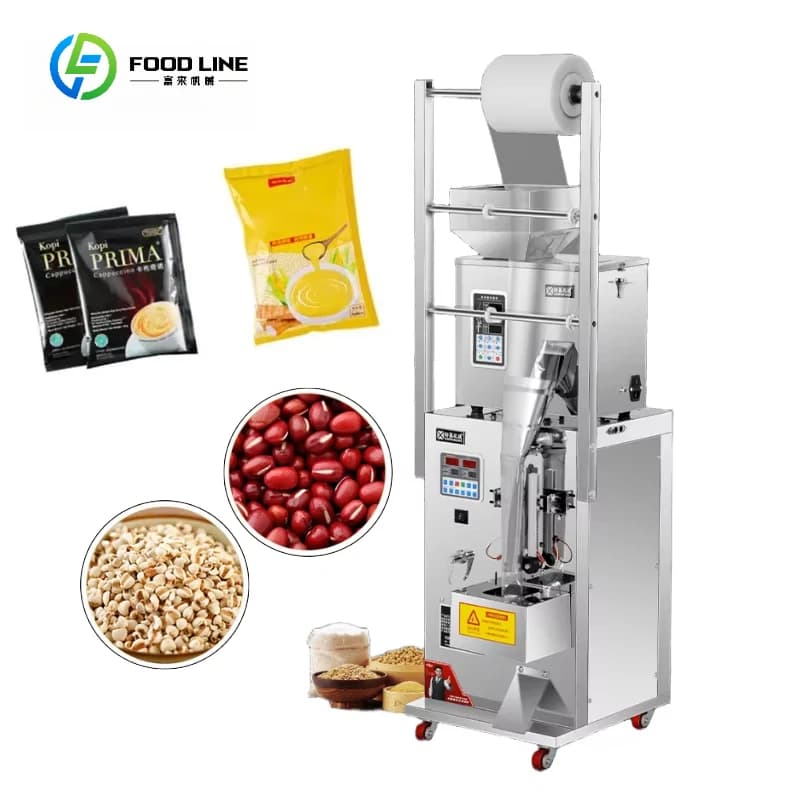 Automatic Filling Machine for Bags 0.2 g Precision For Coffee Powder Spices Milk Condiment Proteins Candy Seeds Packaging Machine for Small Bags