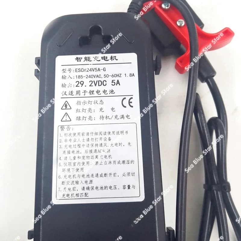 Caricabatterie al litio per carrello elevatore elettrico F4 29.2V5A