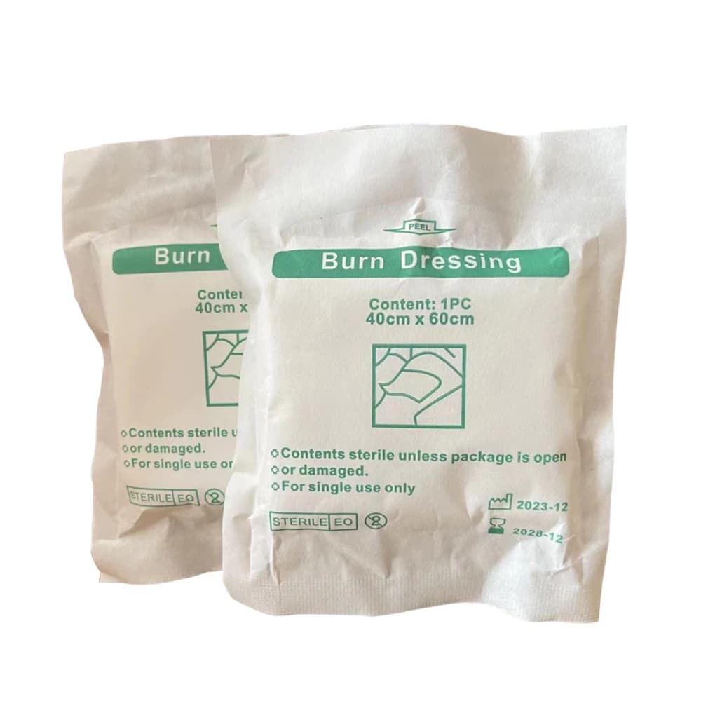 Cerotto per Ustioni di Emergenza, Compressa Non Tessuta per Scottature, Cura delle Ferite, Gel Antibiotico Anti-infettivo, Accessori per Kit di Pronto Soccorso