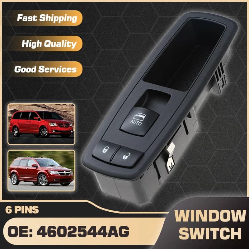 4602544AG pulsante interruttore di controllo finestrino anteriore destro per Dodge Grand Caravan 2011-2014 Dodge Journey Fiat Freemont 2009-2010