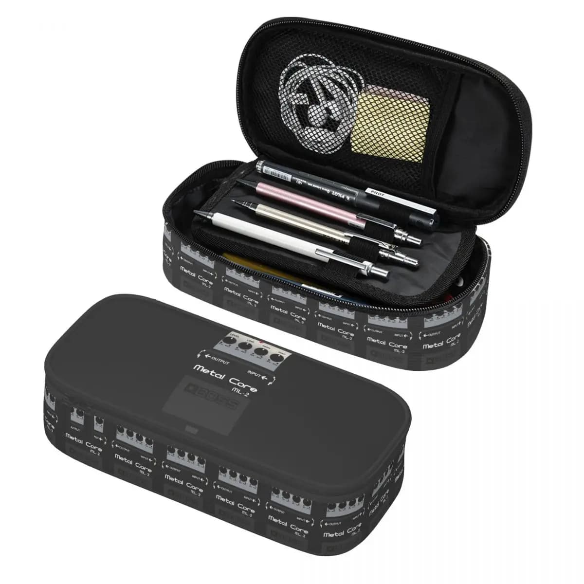 Boss Overdrive Bluesbreaker Guitar Pedal Pencil Case Pencil Pouch Storage Stationery Supplies Big Capacity Pen Box Pencil Bag