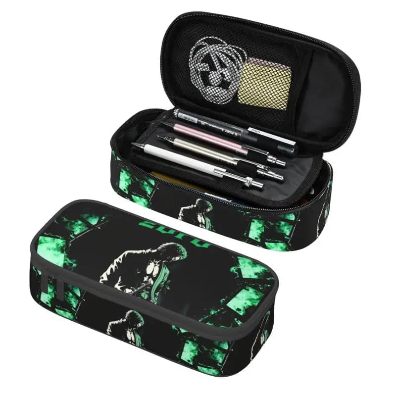 Astucci per matite Zoro O-One P-Piece Anime per ragazzi e ragazze, astuccio portapenne di grandi dimensioni, accessori scolastici