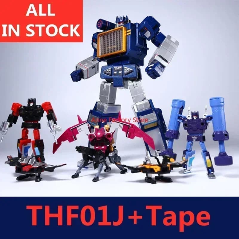 G1 Trasformazione THF THF-01J Soundwave THf Tape Corps THF01J THF01-J One Tape Walkman Capolavoro KO MP13 Action Figure Robot