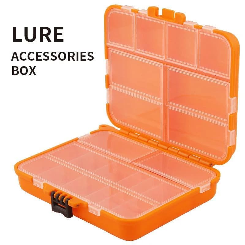 1Pc Waterproof Fishing Tackle Box Portable Lure Hook Storage Case Removable Dividers Plastic Organizer Fishing Accessories