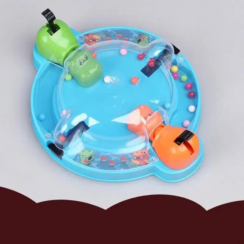 Nuovo gioco da tavolo per mangiare i fagioli di rana ippopotamo Gioco da tavolo interattivo multi giocatore Giocattolo puzzle per l'educazione precoce dei bambini