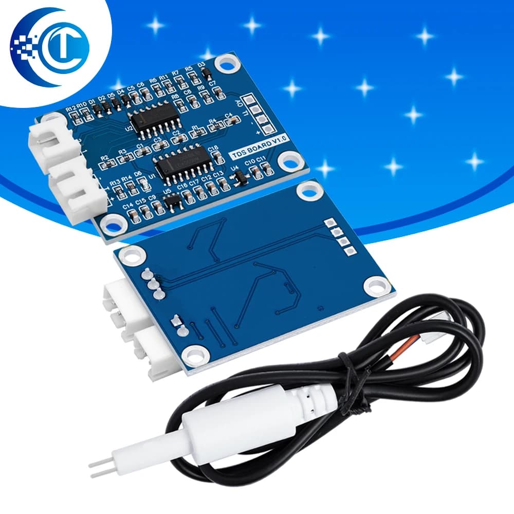Water quality monitoring kit - TDS sensor with analog signal output DS18B20 temperature probe for Arduino/51/ STM32