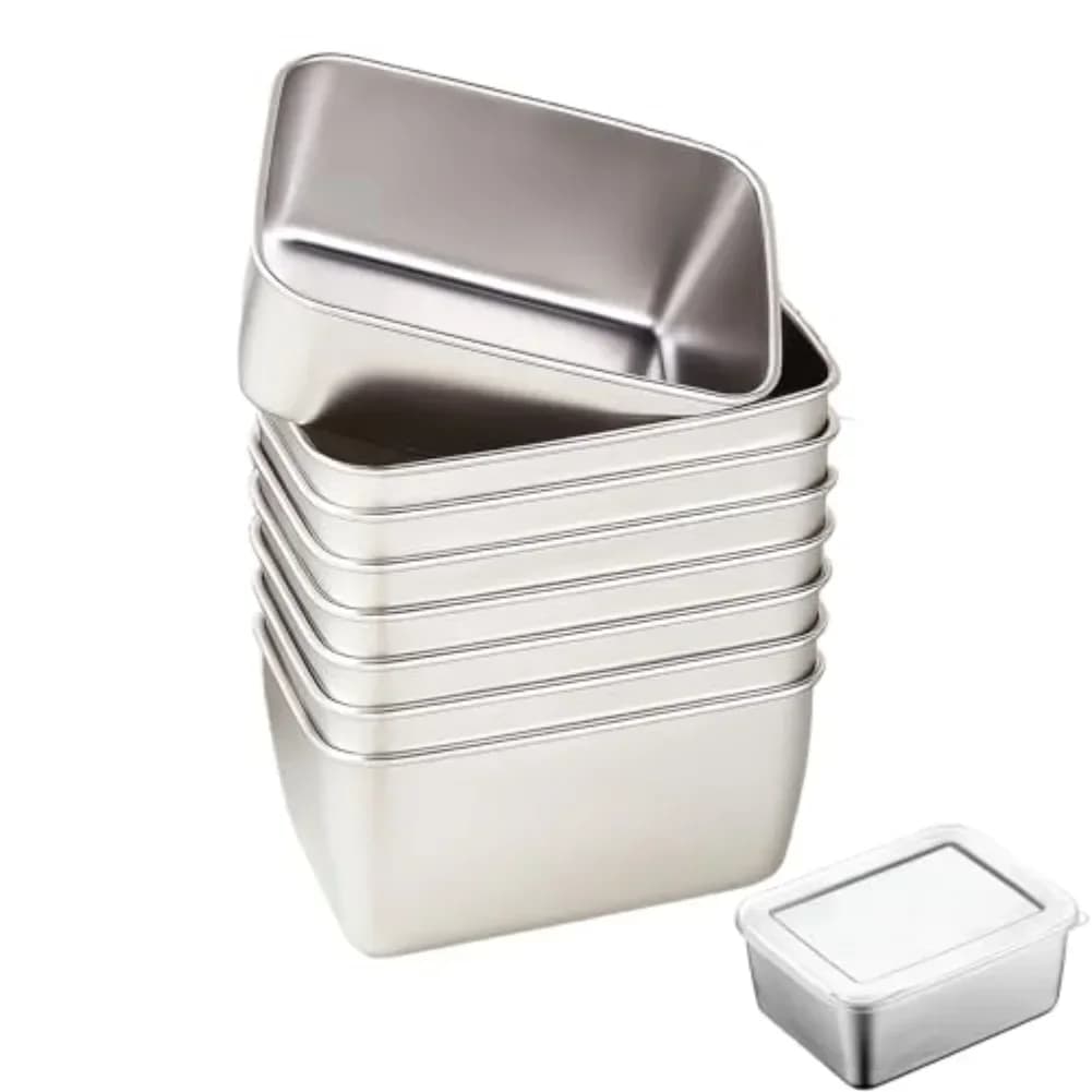 Contenitori ermetici per alimenti Contenitori per alimenti per bambini 13,5x10,5x5,8 cm Preparazione dei pasti ermetica Igienico e facile da pulire