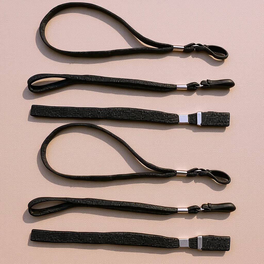 Set of 6 Trekking Stick Cords in High Strength Fiber, Mountaineering Accessories, Hiking Sticks Support, Open Climbing Tool, Ausilio for Walking
