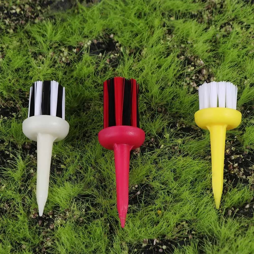WIth Clip Groove Support Tees Ball Cleaner Washer Brush Golf Tees Brush Golf Club Cleaner Golf Cleaning Tool Cleaning Kit