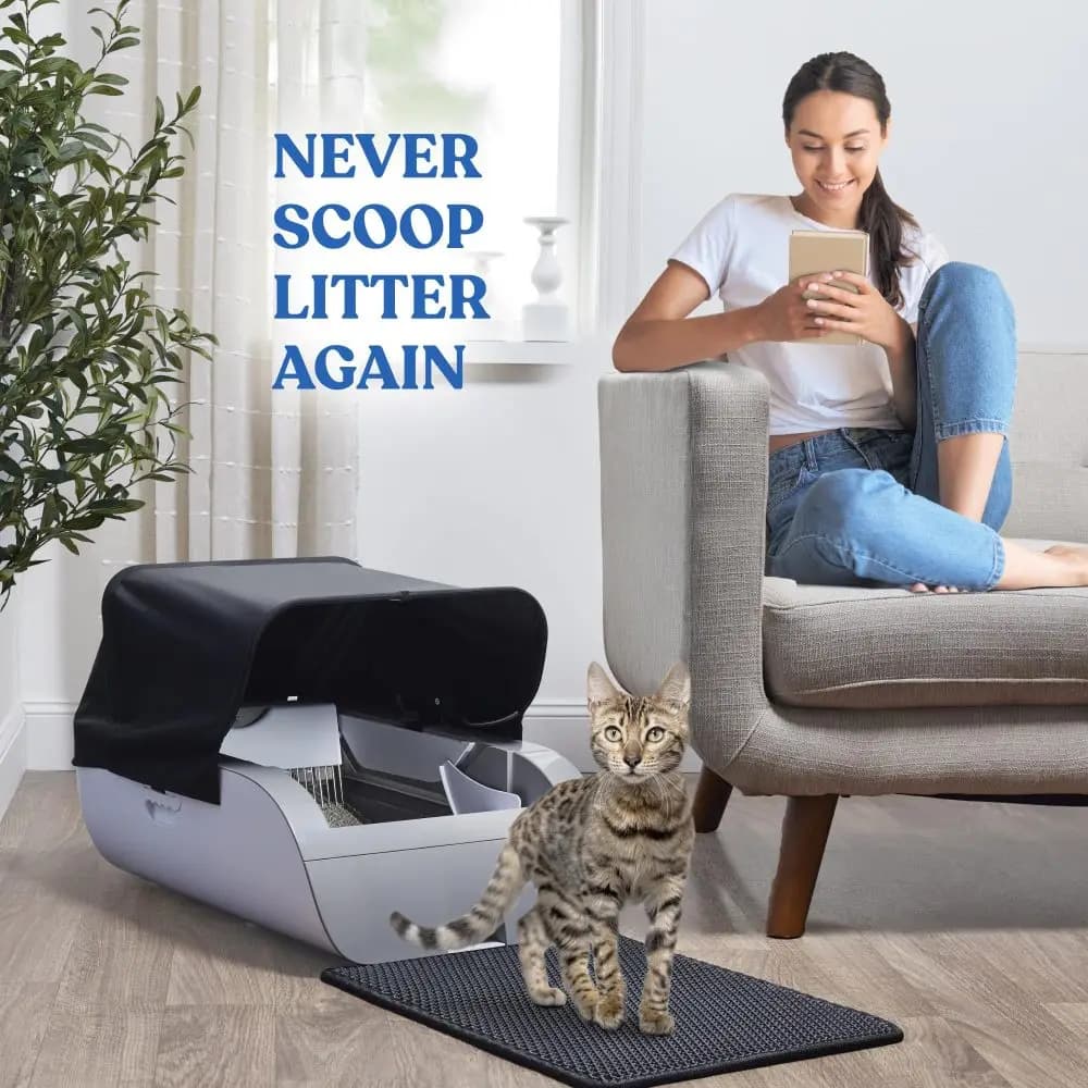 Ye Smart Cat Litter Box with Wide Opening