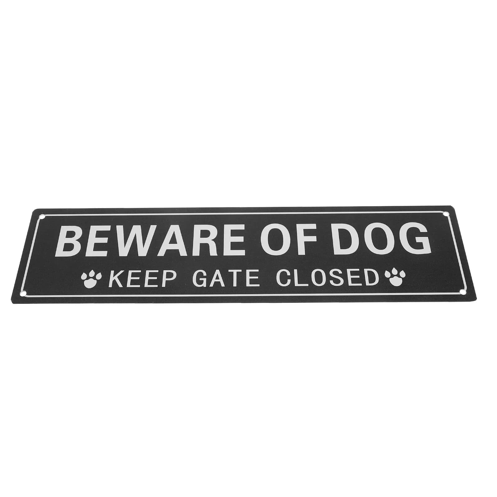 Outdoor Garden Beware of Dog Warning Sign Iron Sheet Painting Yard Fence Caution Notice Board Fiesta Hanging Sign