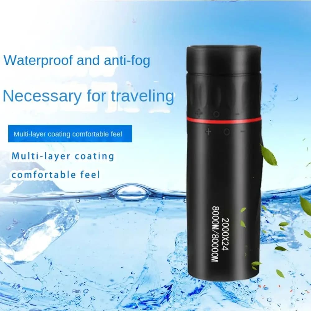 High Quality 2000x24 Monocular Telescope HD Night Vision Zoom Handheld Telescope Portable Mini Telescope for Camping