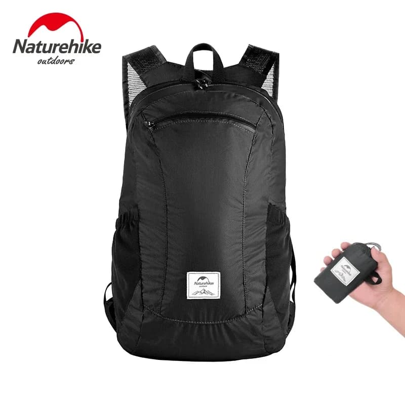 Backpack Naturehike 18L 22L Waterproof ultralight folding backpack for men and women, camping bag, hiking, shoulder bag