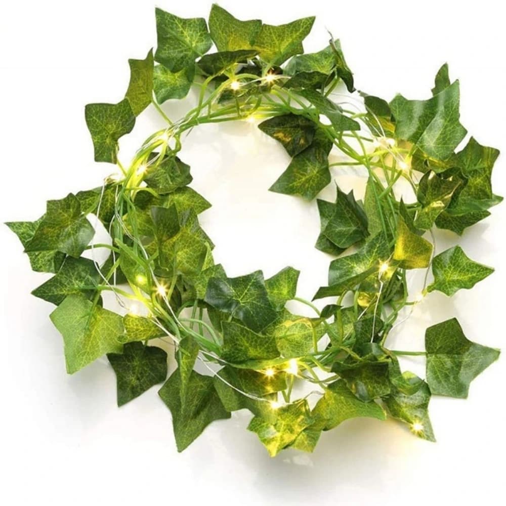 LED String Light Geen Foglie di eucalipto Foglia d'acero 5V USB Alimentazione a batteria Matrimonio Decorazione natalizia 2M 5M 10M Lucine