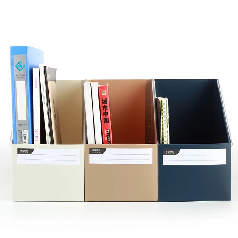 Scatola di immagazzinaggio per smistamento di libri da tavolo pieghevole per studenti in formato A4, cancelleria per ufficio per varie funzioni