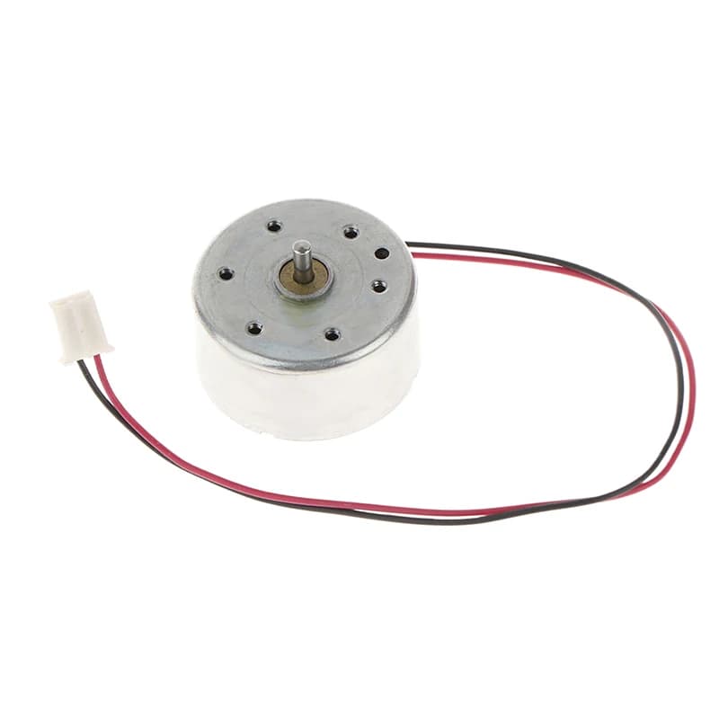 Motore DC RF-300C Mini 300 da 1.5V-6V 7000RPM, Micro Motore a Fuso Rotondo da 24.4MM a Bassa Corrente per Ventilatore Solare Fai-da-te, Modellismo e Hobby