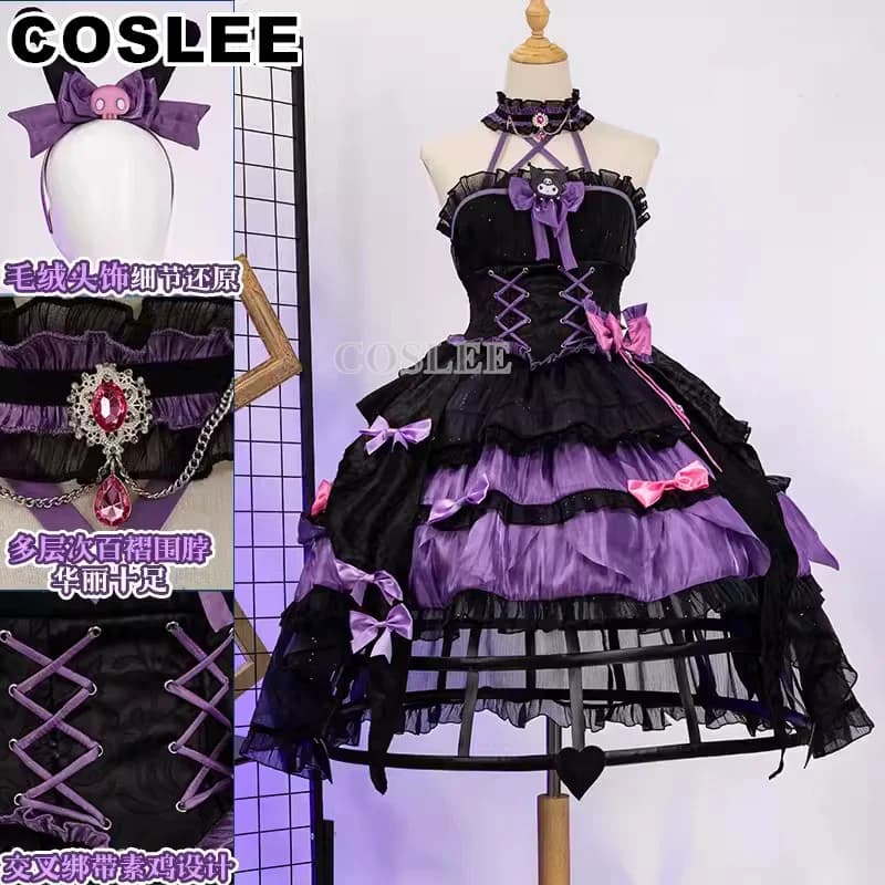 COSLEE Marie Bloody Queen Cosplay Identity V Linkage Costume Splendido abito adorabile Madame Red Game Suit Halloween Outfit Donna