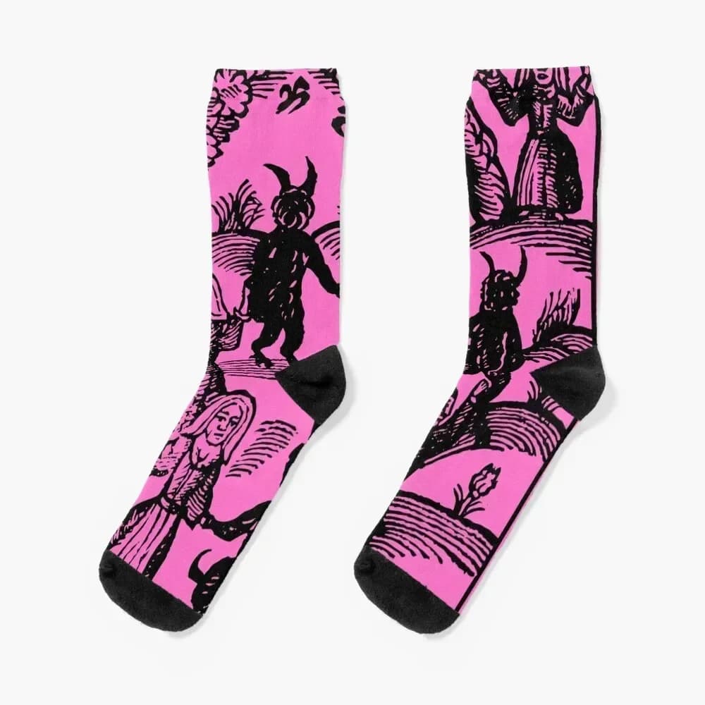 Dance with the Devil at the Neon Socks Kawai Rugby Toe Sportswear Women's Luxury Men's Socks