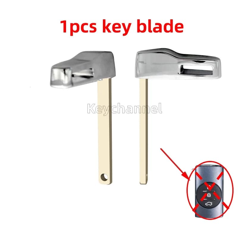 1pcs Car Smart Key Blade Remote Emergency Blank Keyless Fob Blade Door Key for Chery Exeed Tiggo7 Tiggo 3X Keyless Remote