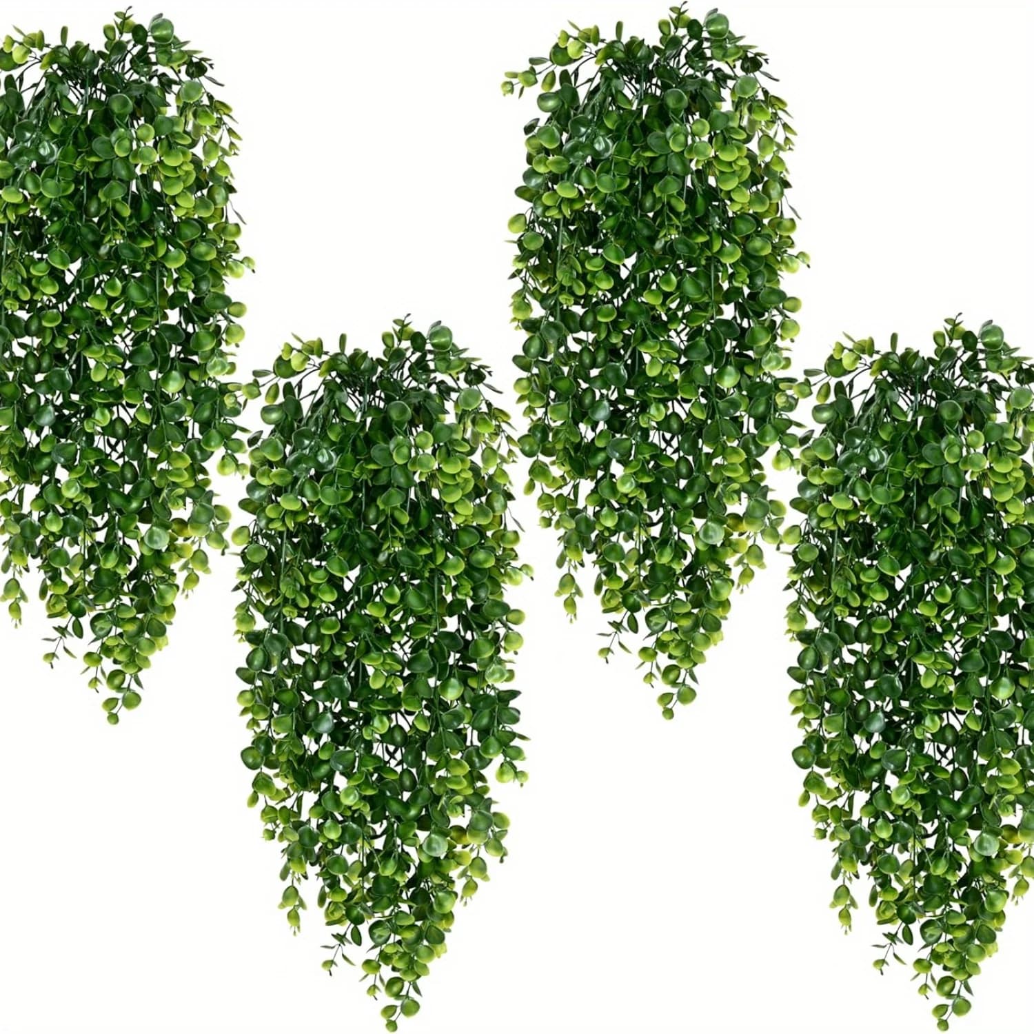 Suspended Artificial Plants Eucalyptus Plants Wall Suspended Faux UV-resistant plastic decoration for party wall decoration