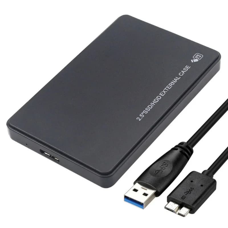 Box esterno USB 3.0 per disco rigido SATA da 2,5 pollici per HDD SSD