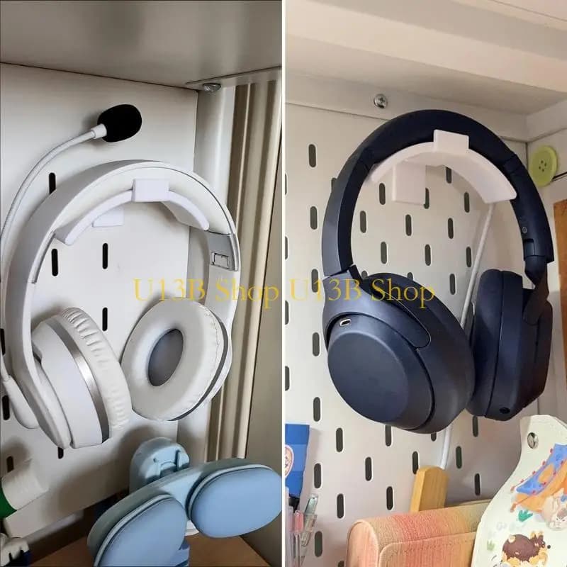 U13B Universal Wall Montated Headphones Controller Gaming Gaming Business under desk Hook for headset