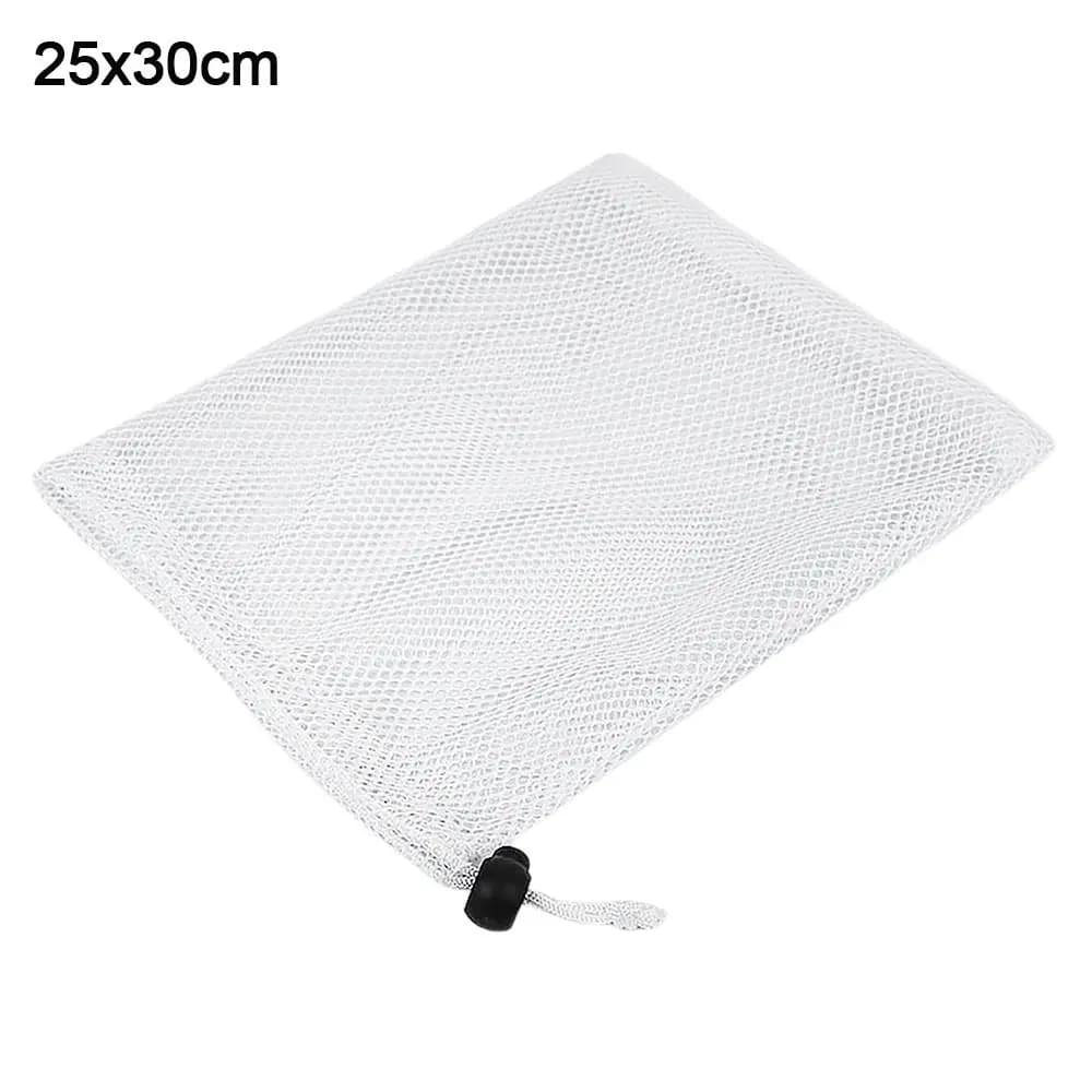 Durable multipurpose household linen bag, bag for storing objects, bag with mesh coulisse