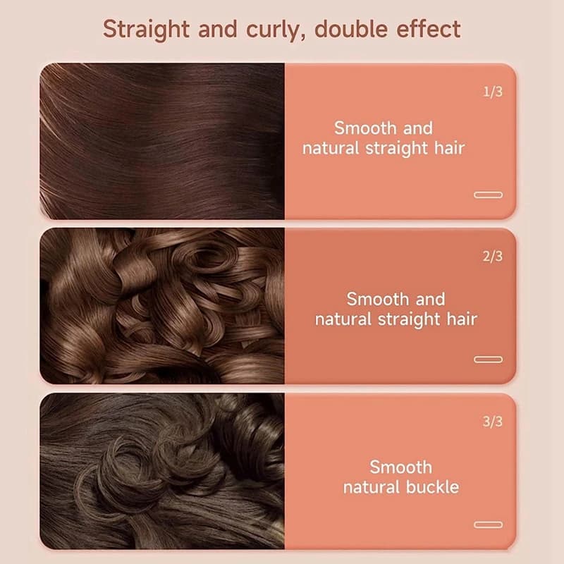 Hair plate 2 in 1 Double Purpose Bigodin, Mini Hair Plate, Iron Travel Hair Clips, Laptop