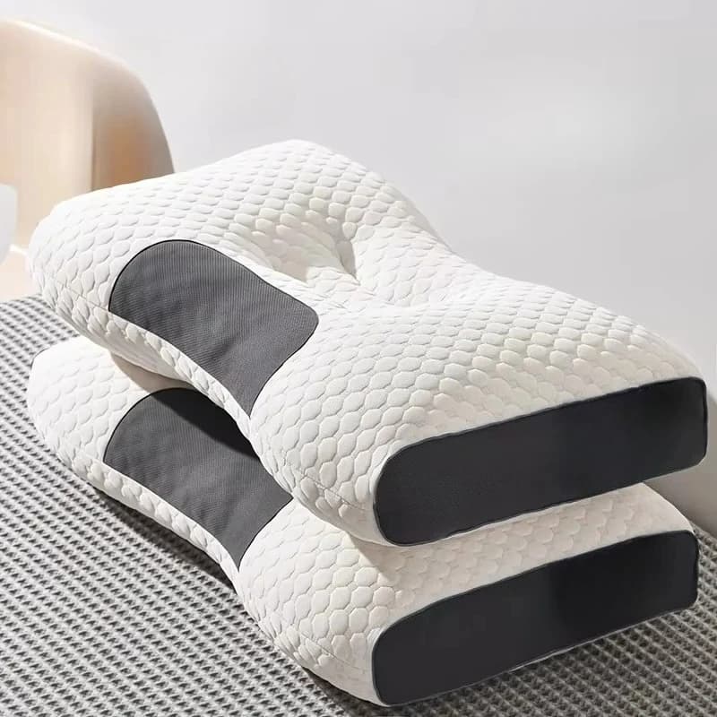 Cuscino ergonomico Super 3D per il sonno, cuscino per il collo che protegge la colonna vertebrale, cuscino ortopedico sagomato per tutte le posizioni di riposo