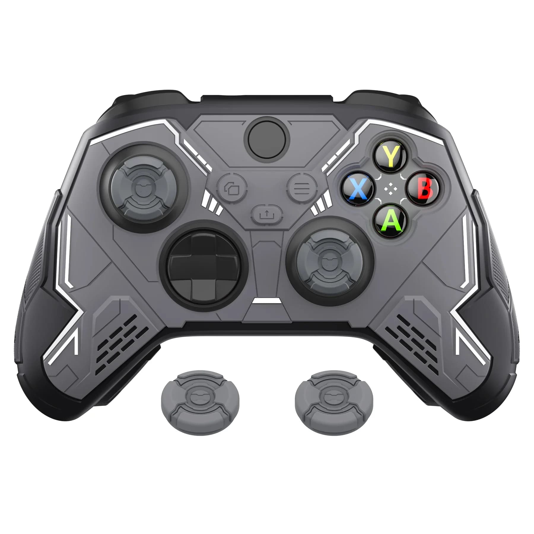 PlayVital Stellar Mecha Silicone Cover for Xbox Series X/S Controller, Anti-Slip Grip Skin with Thumb Grips & Sticker