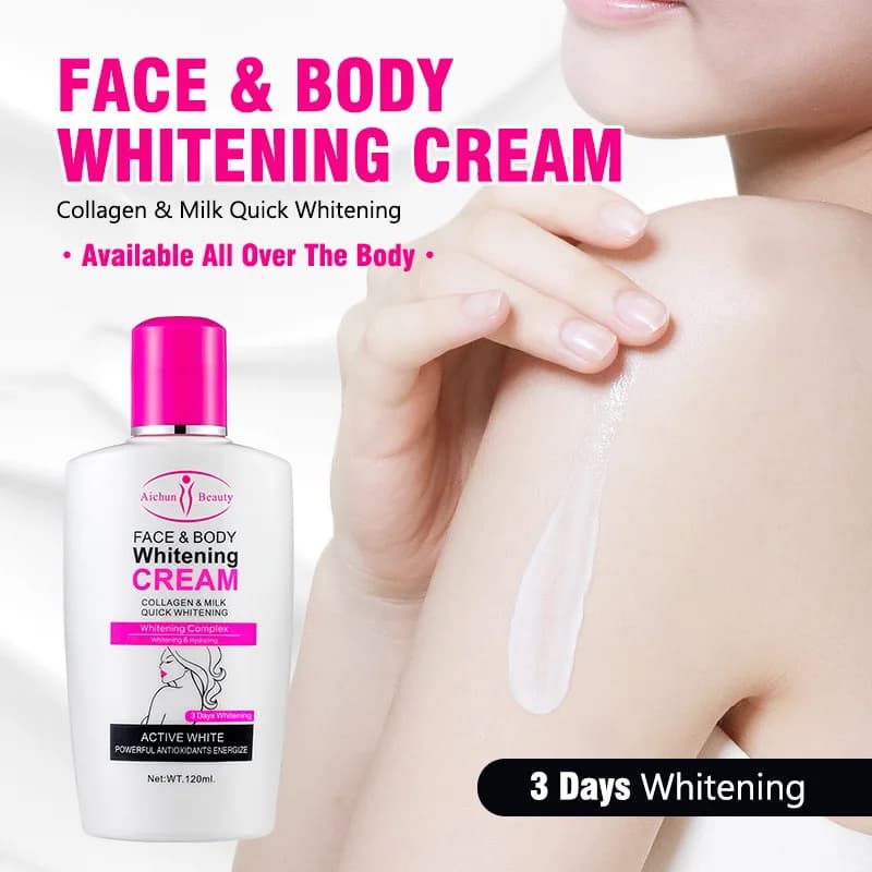 Whitening cream for face and body Improves dark skin Collagen face lotion Dark Korean skin care cream delicate feminine nutrient