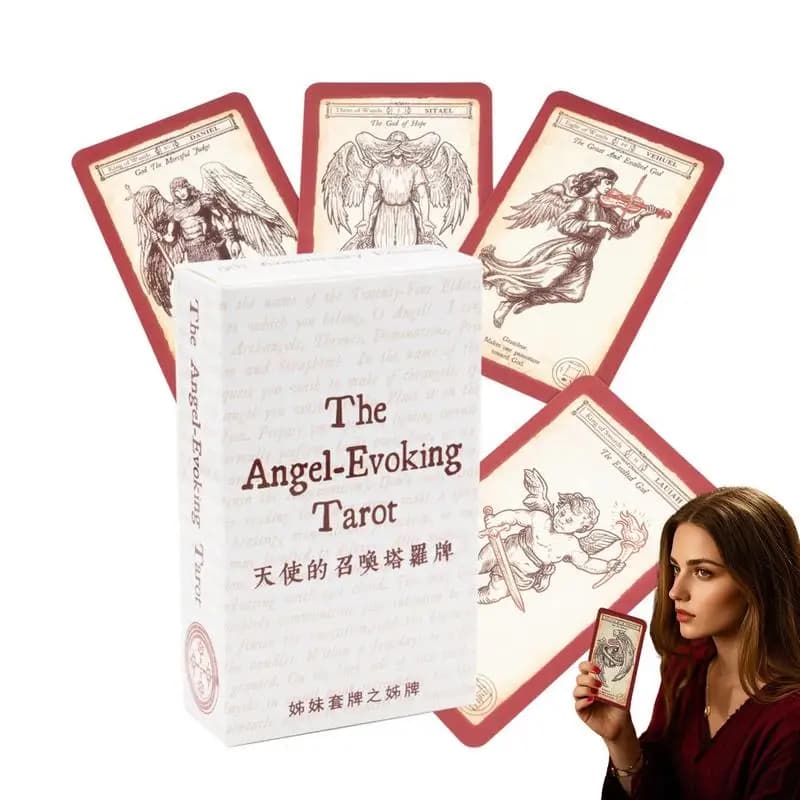 Giochi di carte dei tarocchi Gioco da tavolo interattivo Articoli per feste Mazzo di predizione del futuro con medie per bambini Adulti Principianti