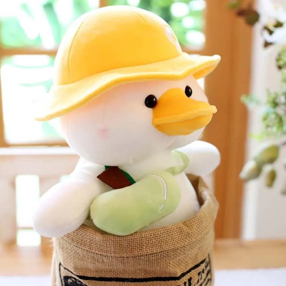 Regali di Compleanno: Cuscino a Forma di Anatra per Divano e Scuola, Peluche Anatra