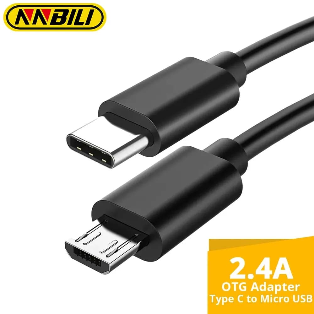 Cavo USB C a USB Micro NNBILI per Samsung, Redmi, LG, Moto, Xbox-One, Controller PS4, Tablet Fire, TV Stick, Adattatore USBC, Cavo di Ricarica