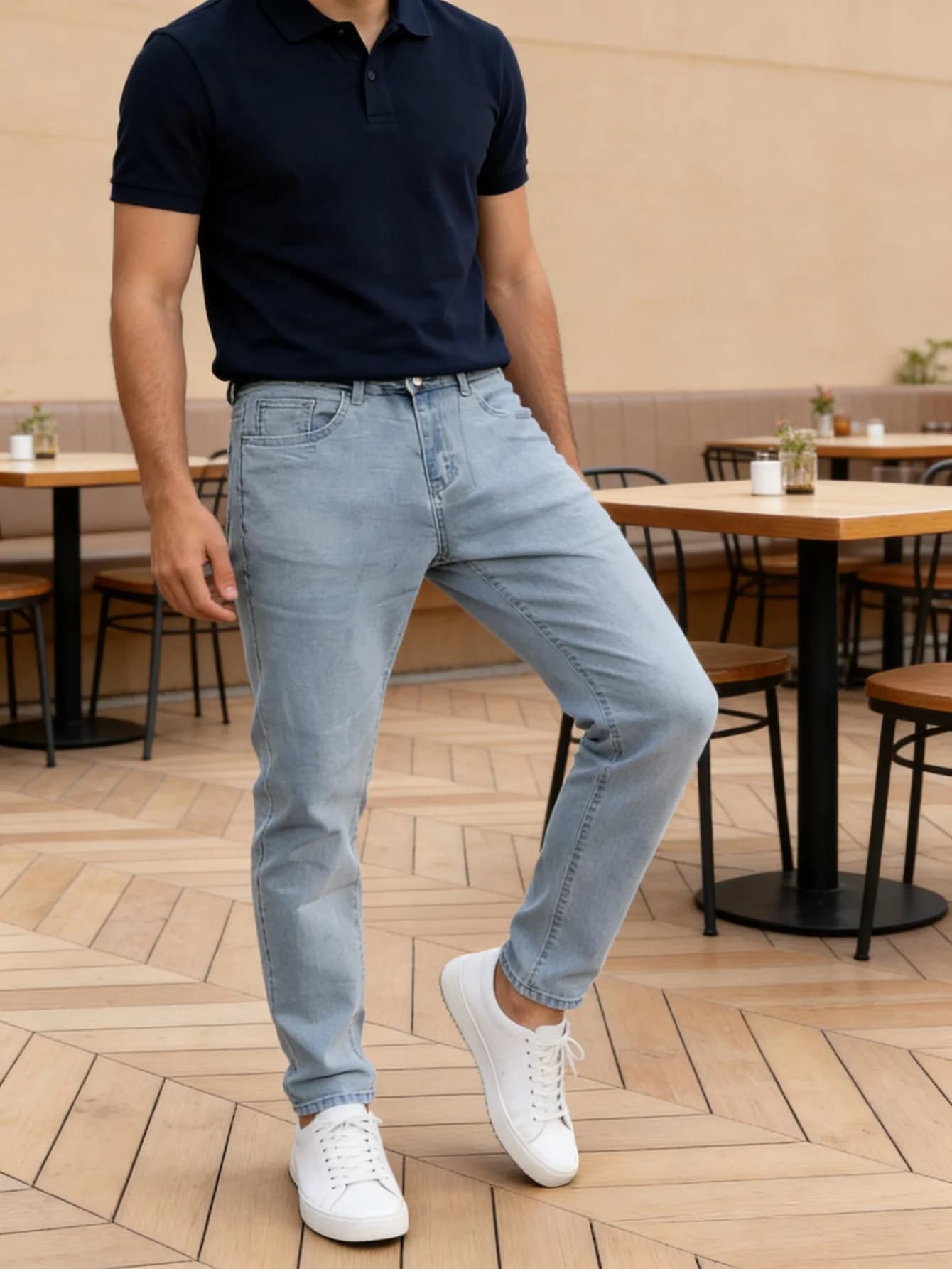 Fashion Jogger Jeans Men, Trendy Streetwear Denim Pants, Comfort Style Trousers, Cozy Gift for Him