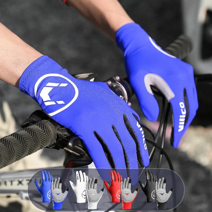 1 paio di guanti da ciclismo Breaking Wind Guanti da bicicletta antiscivolo Guanti da bici da strada da corsa MTB Biciclet Guanti Ciclismo