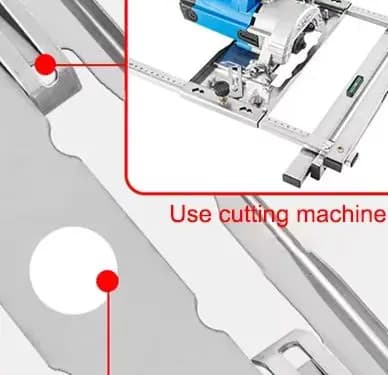 Multi Function Woodworking Guide Rail Positioner Edge Guide Positioning Electric Precision Saw Board Cutting Machine