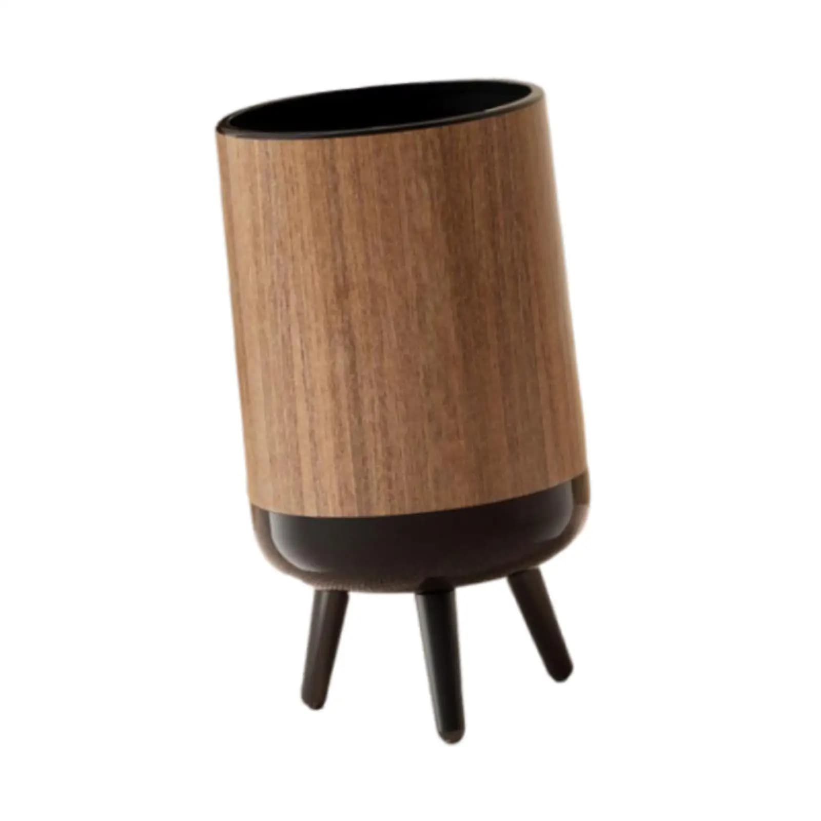 Cestino per Rifiuti Rotondo, Contenitore per Riciclaggio Leggero e Minimalista, Bidone per Bagno, Casa, Ufficio, Camera da Letto, Ingresso, Studio