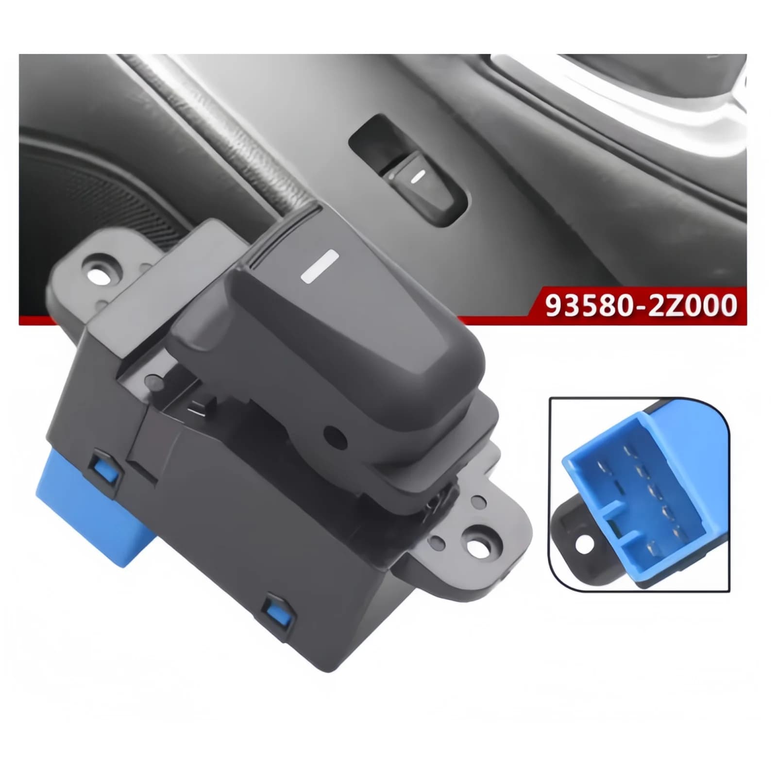PinXin Auto Finestra Sollevatore Interruttore di Controllo Pulsante per Hyundai ix35 per Tucson IX 2009-2015 93580-2Z000 935802 Z000
