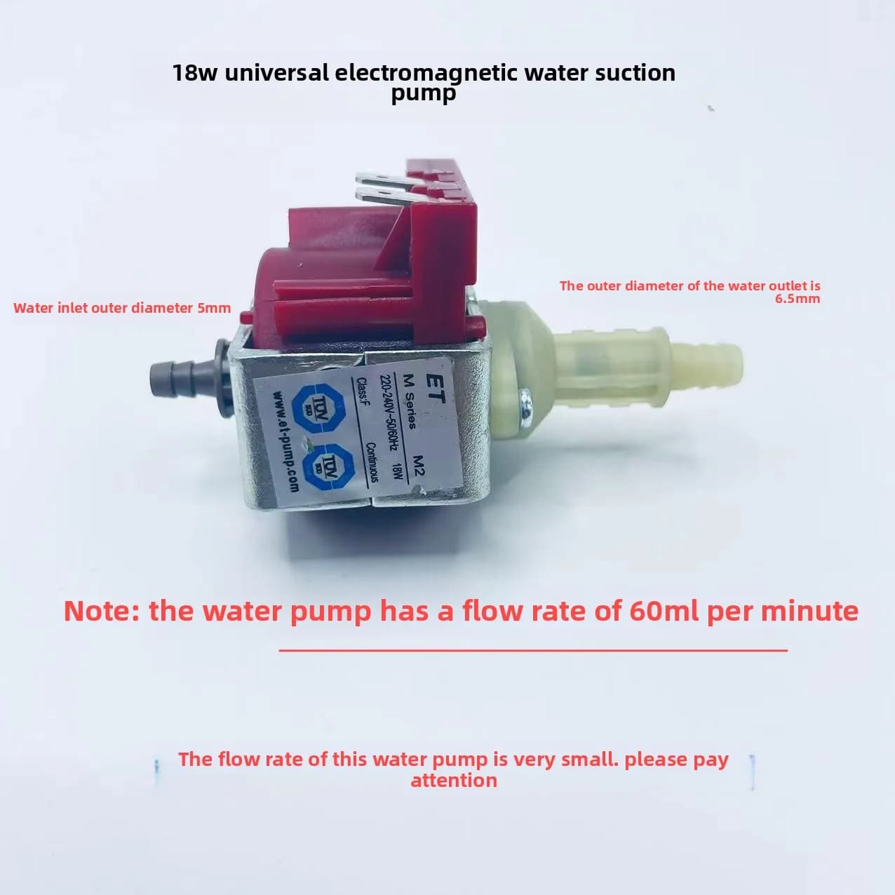 Electromagnetic suction pump ET M2 18w