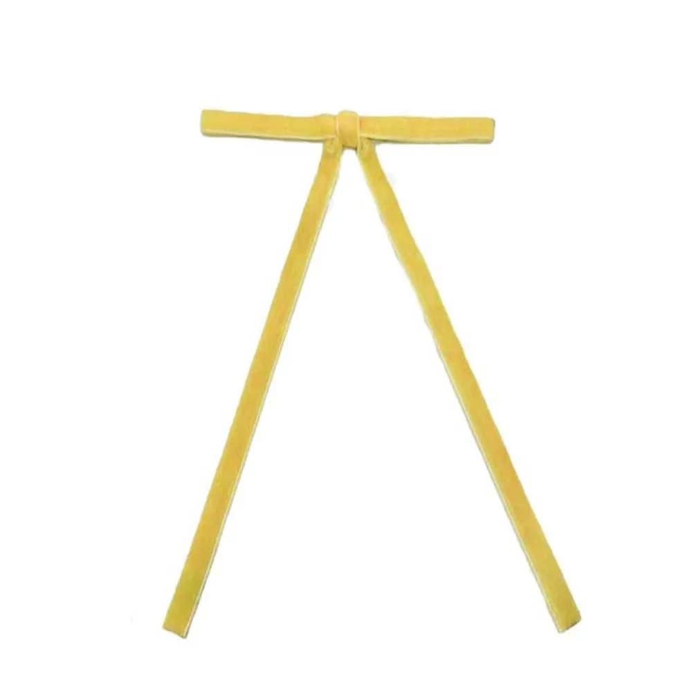 12 Pezzi Fiocchi Natalizi Sottili in Velluto con Laccetto, Fiocchi Vintage per Albero di Natale, Fiocchi per Confezioni Regalo Fai-da-Te, Matrimonio