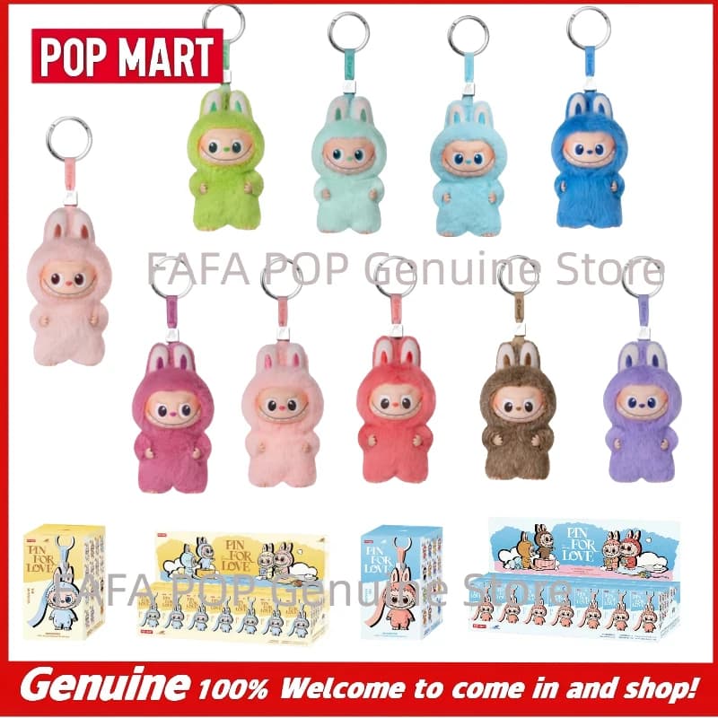 Originale POPMART Labubu The Monsters Pin For Love Series Cate Blind Box Toy Anime Action Figure Mystery Box Regali per Ragazze