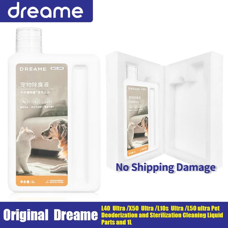 Original Dreame Chasing X20/X50Pro/S50/X40/L10s Ultra/L50 Ultra/L40 Ultra 1L Deodorizing Floor Cleaning Liquid Accessories