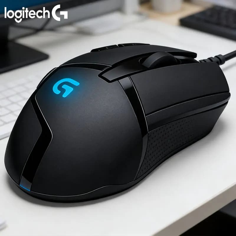 Mouse da Gaming Logitech G402 ad Alta Velocità, Cablato, Alta Risoluzione DPI, Programmabile, Compatibile con Desktop e Laptop per eSports