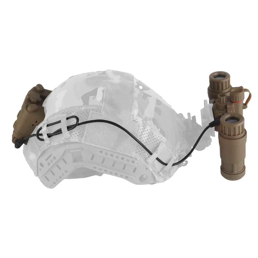 Occhiali Binoculari Tattici AN/PVS31 per Visione Notturna, Modello a Doppio Tubo, Accessori per Casco, per Caccia e Cosplay