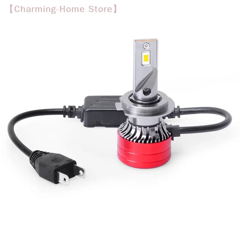 【M】2 lampadine LED H7 6000K bianco freddo con ventola di raffreddamento, luci fendinebbia a LED plug and play, impermeabili IP67