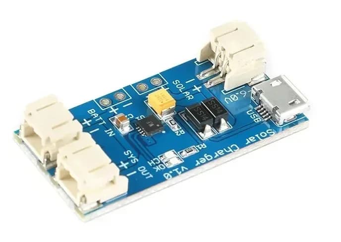 Mini scheda caricabatterie di ricarica per batteria al litio Lipo solare CN3065 Modulo controller regolatore pannello solare con cavo