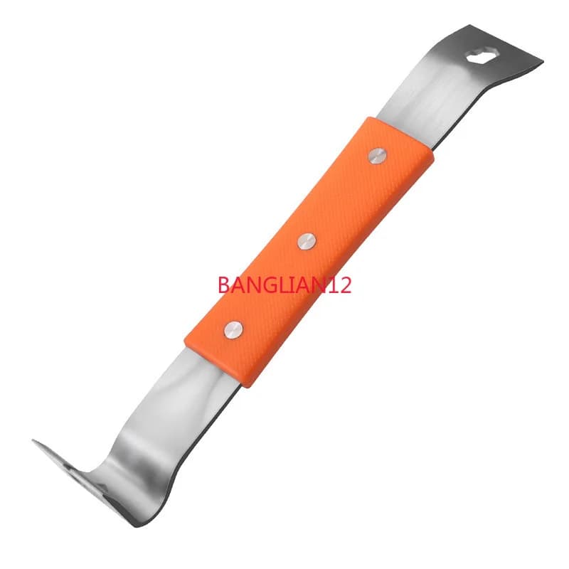 Stainless steel multifunction combined tools set: lever, tool to remove nails, scraper for decorations and carpentry work, for home use